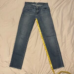 7 fo All Mankind Straight Leg Classic Blue Women's Jeans Size 25